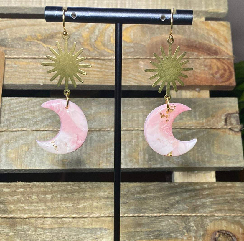 Pink Marble Moons